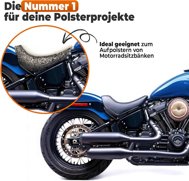 Saarschaum Verbundschaum Platten RG 100 • 202x102x4cm • Premium Verbundschaumstoff Schaumstoffplatte