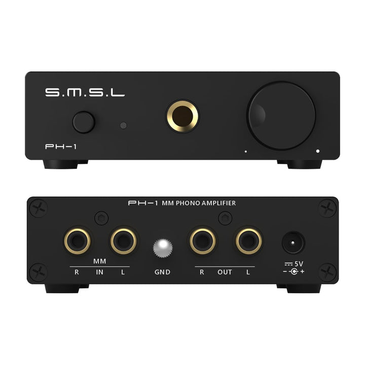 SMSL PH-1 MM Phono Vorverstärker, Phono Verstärker Für Plattenspieler Phonograph Aktive Lautsprecher