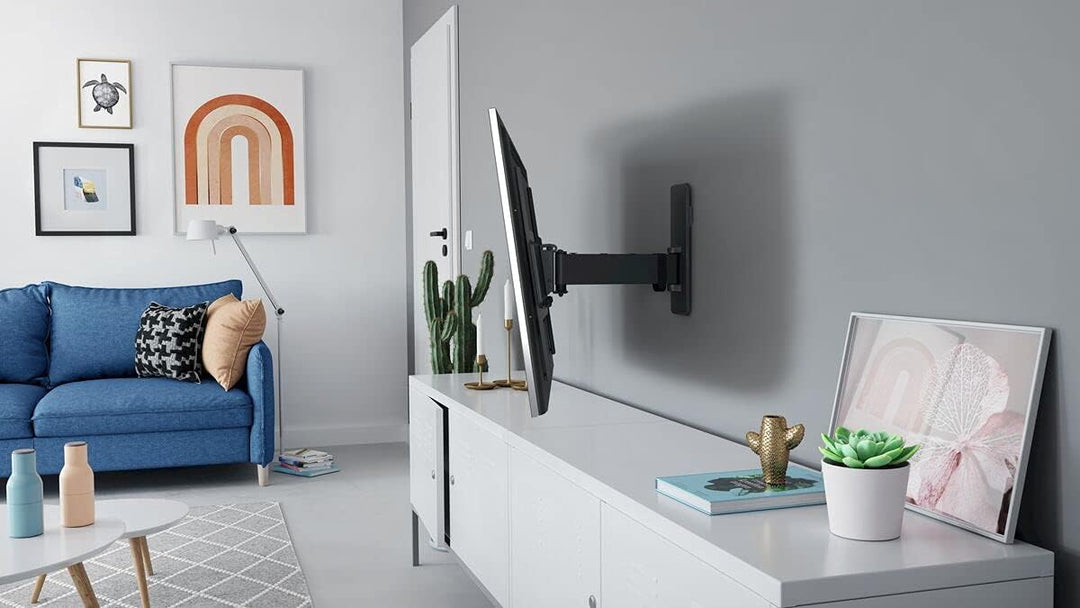 Vogel's Quick TVM 1625 Schwenkbare TV-Wandhalterung für 40-77 Zoll Fernseher, Max. 35 kg, Schwenkbar
