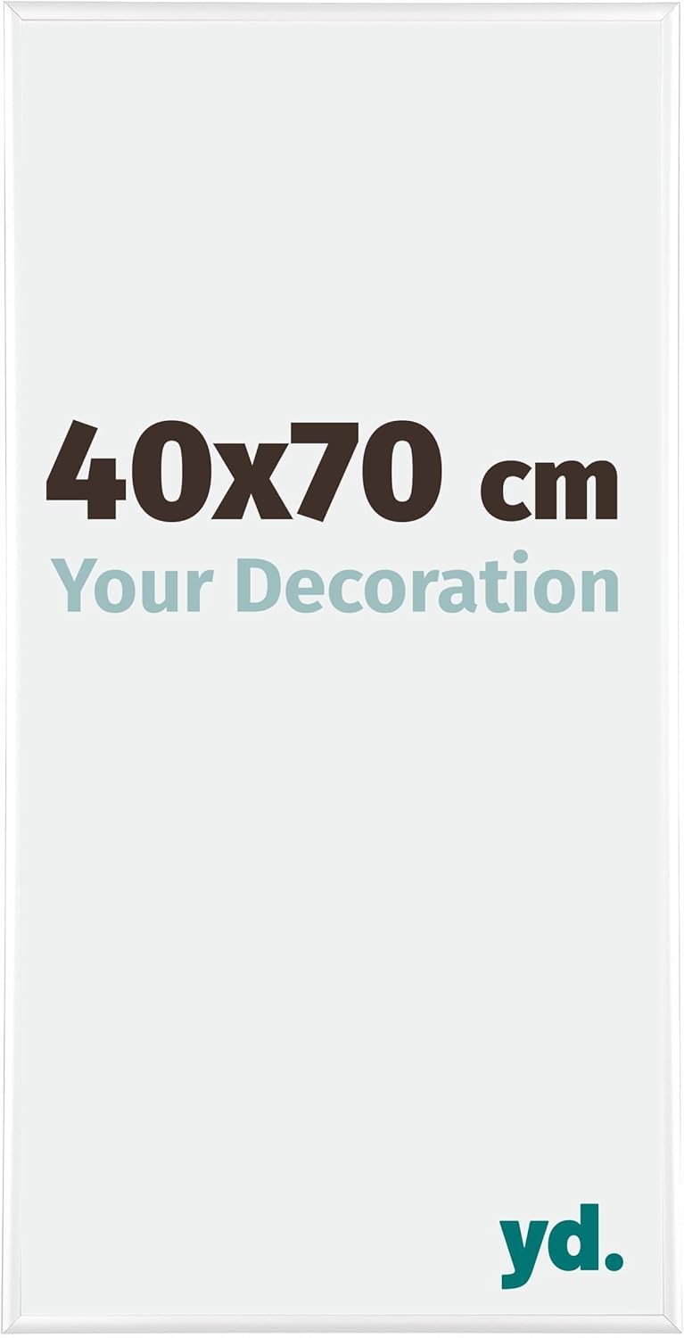 yd. Your Decoration - Bilderrahmen 40x70 cm - Bilderrahmen aus Aluminium mit Acrylglas - Antireflex