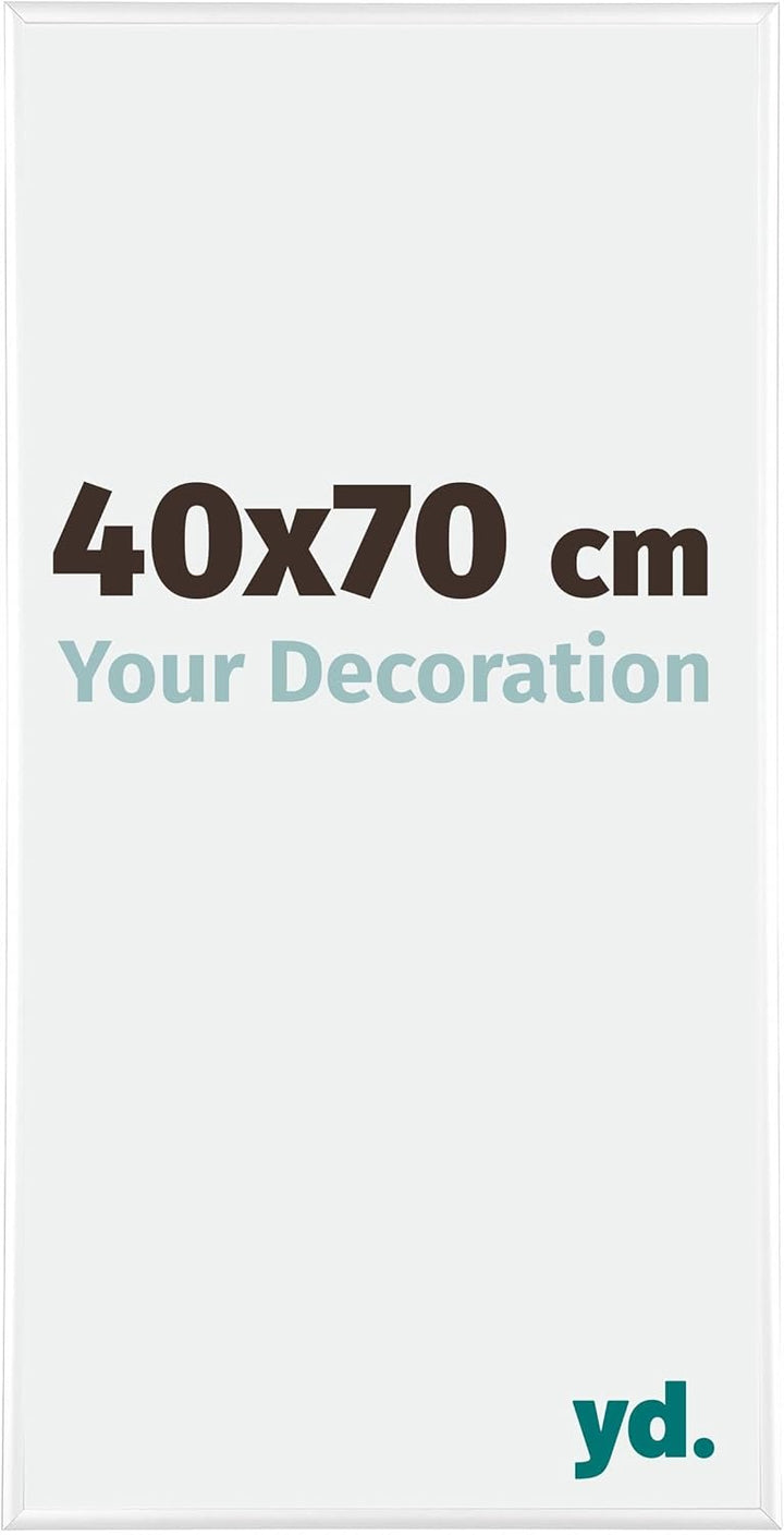 yd. Your Decoration - Bilderrahmen 40x70 cm - Bilderrahmen aus Aluminium mit Acrylglas - Antireflex