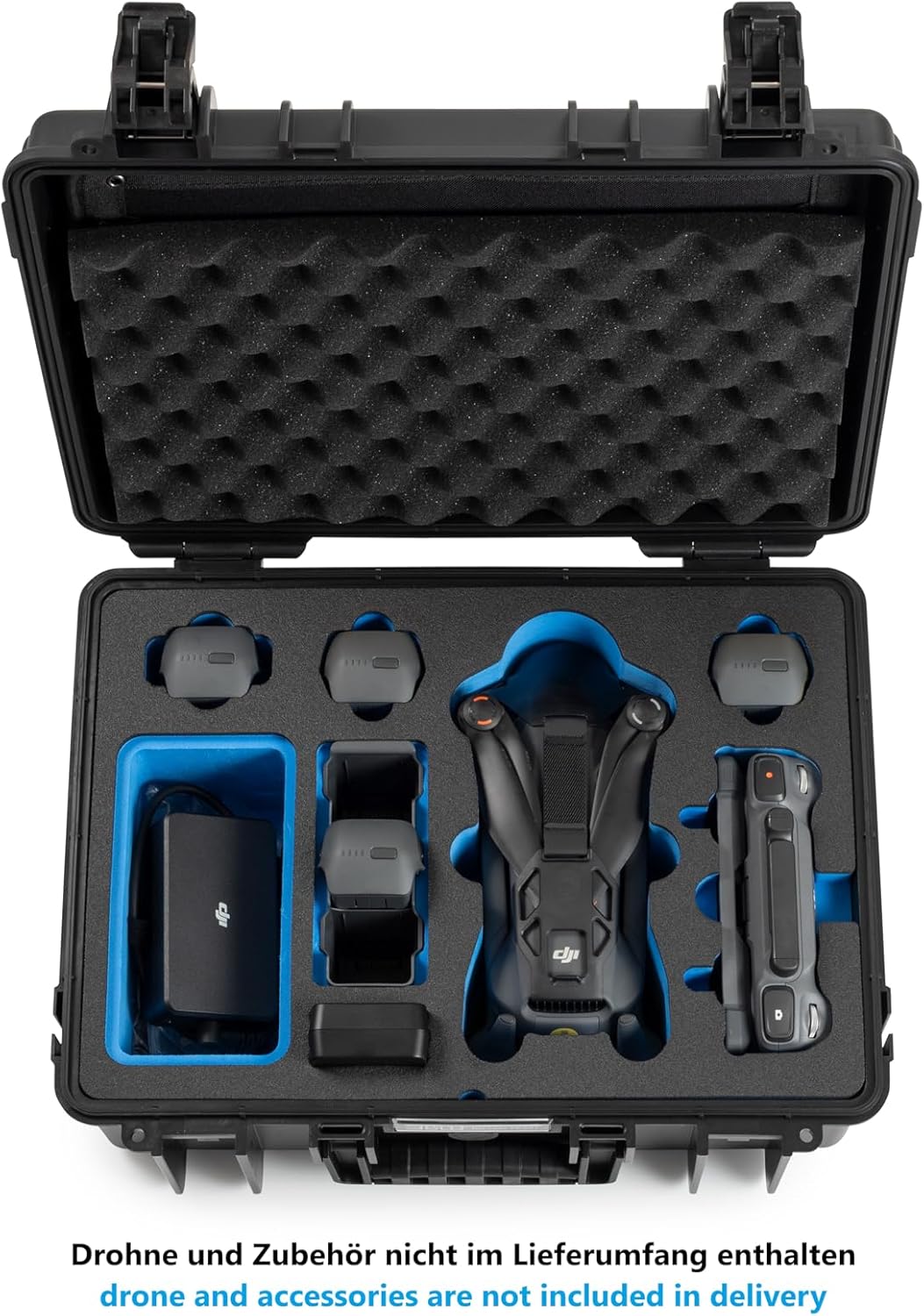 B&W International Transportkoffer Outdoor 5000 (PP.221) – für DJI Mavic 4 Pro – Wasserdicht (IP67),