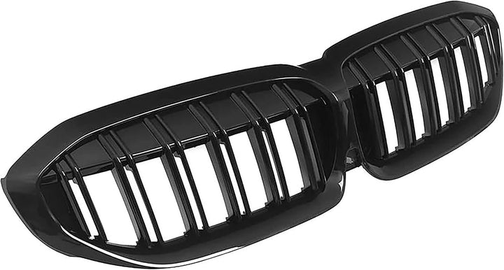 G20 G21 Nieren Schwarz,Kühlergrille passend für BMW 3er G20 G21 2019-2022 Schwarz Glanz G20 G21 Gril