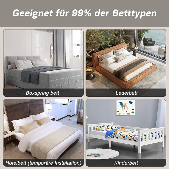 YIKANWEN Tragbares Bettschutzgitter für Kinder (150cm), 150cm