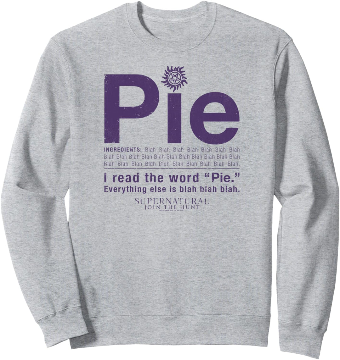 Supernatural Pie Sweatshirt