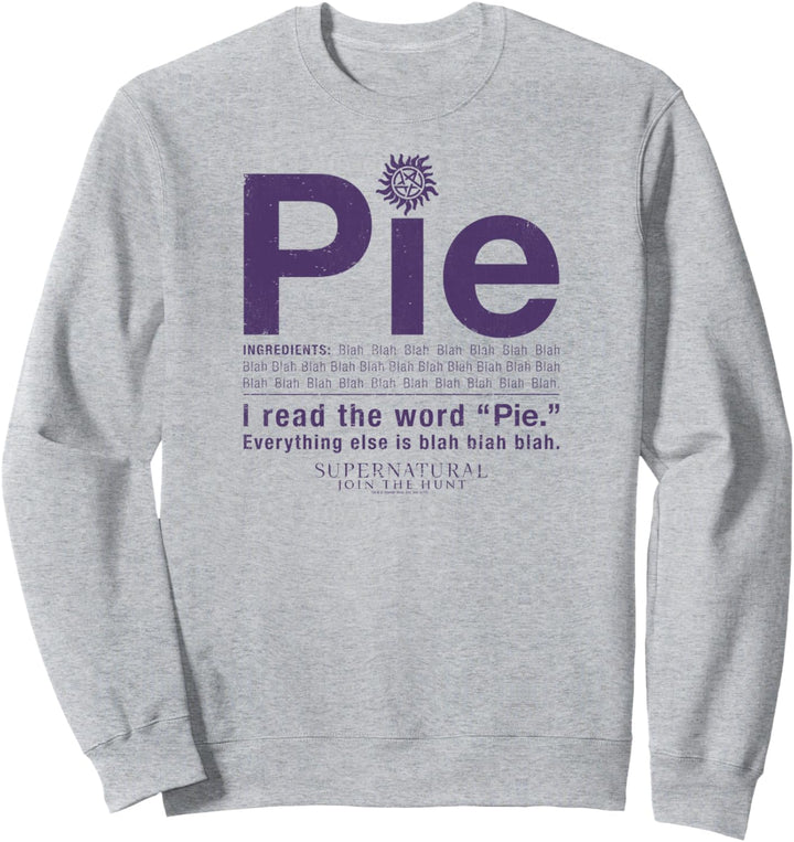 Supernatural Pie Sweatshirt