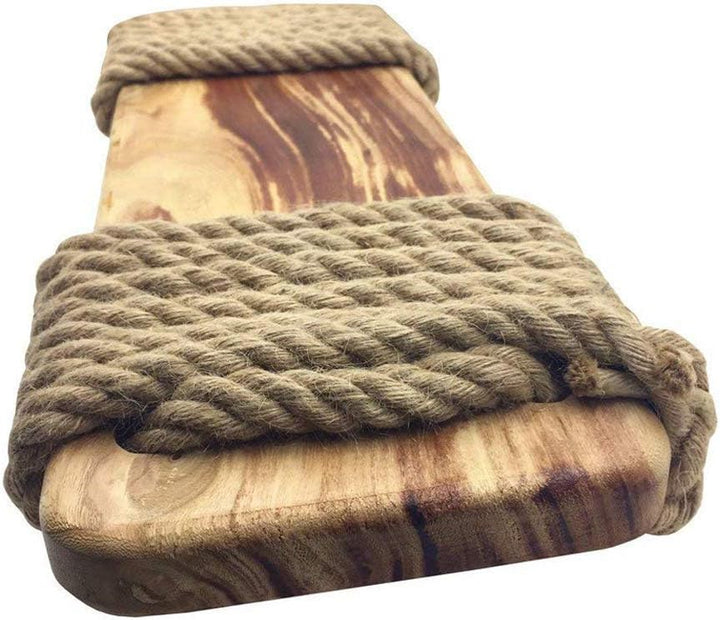 Aoneky Holz Schaukelsitz - Brettschaukel, Baumschaukel Kinderschaukel Schaukelstuhl aus Holz, für Er