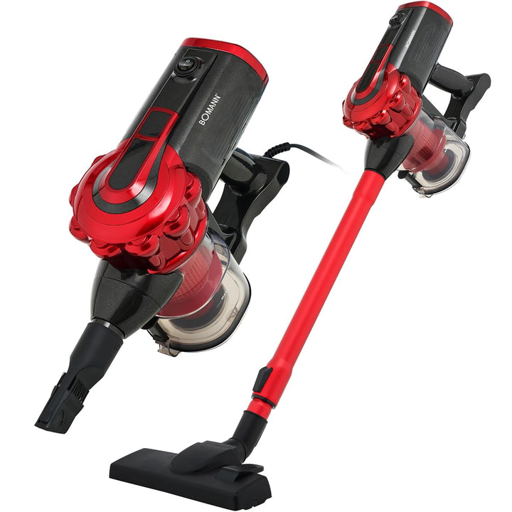 Bomann® 2in1 Staubsauger und Handstaubsauger mit 6,8m Kabel | Starke Saugleistung | für Auto und Hau