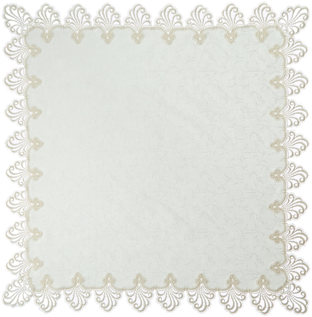 Plauener Spitze by Modespitze 3086E_11_8080 Tischdecke Nizza E, Grösse 80 x 80 cm, rechteckig 80 cm