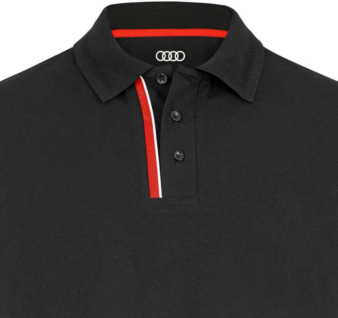 Audi Collection Audi Sport Herren Poloshirt Schwarz S S Schwarz, S Schwarz