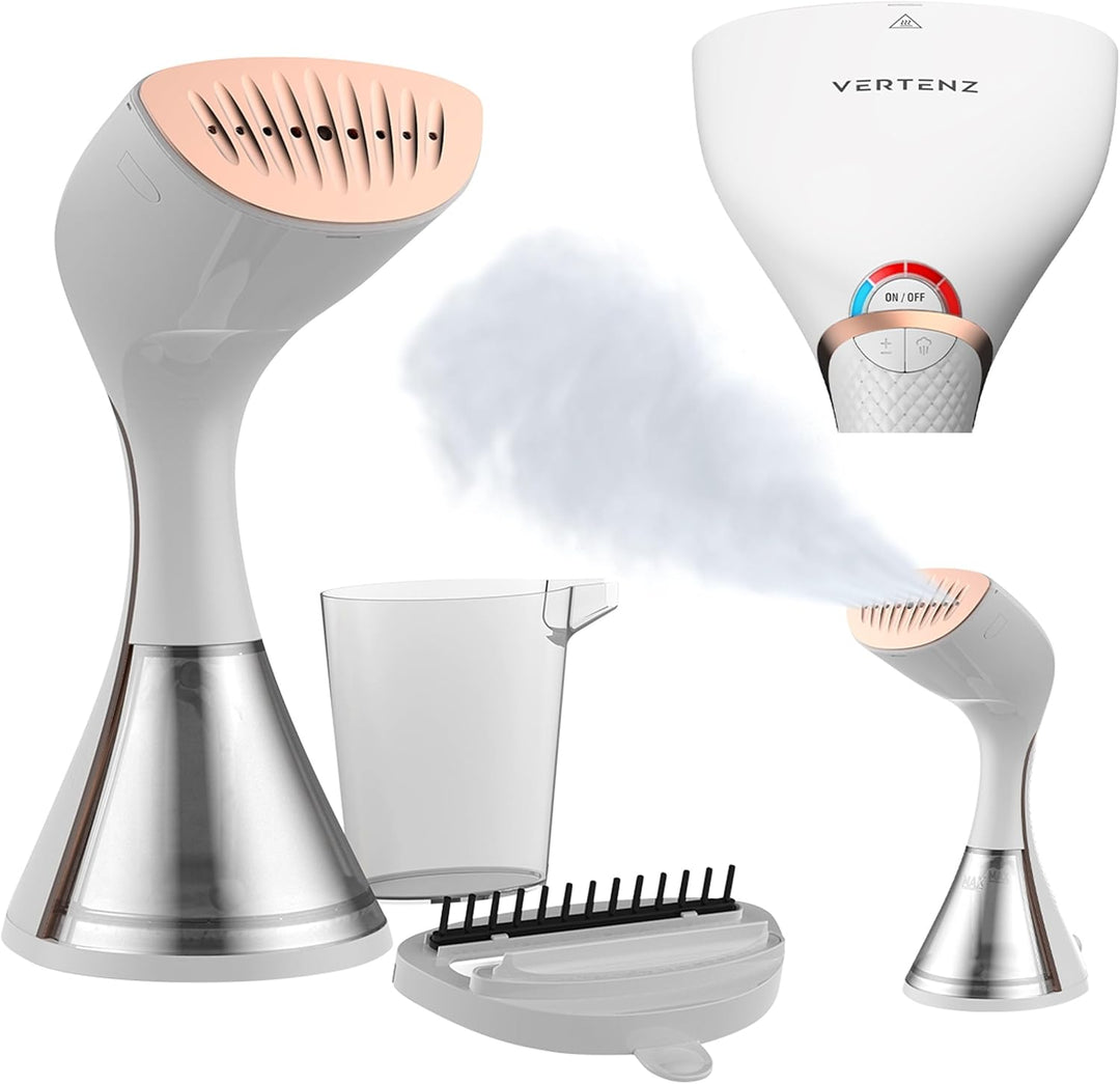 Aura 40 Dampfbürste Steamer | Handdampfbürste & Dampfglätter Reise | Reisebügeleisen Dampf 1350–1650