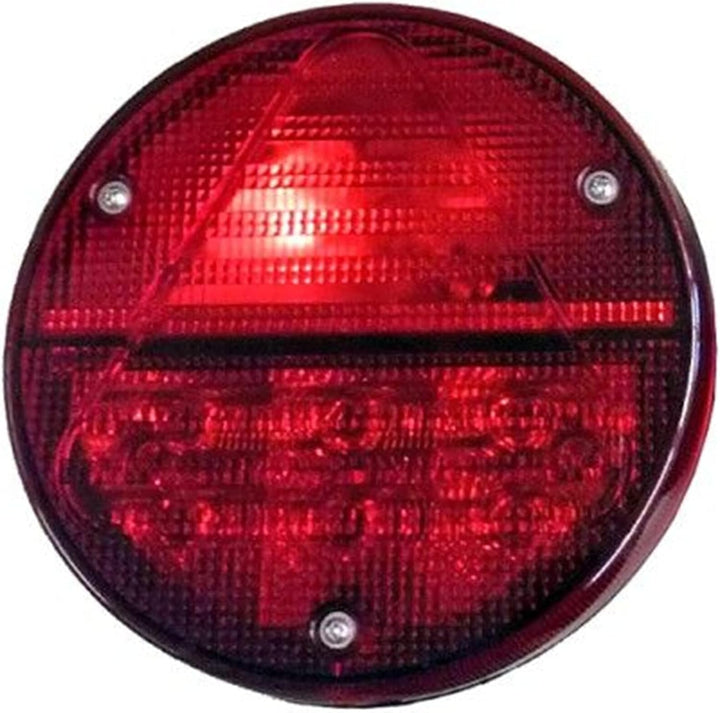 HELLA - Heckleuchte - Glühlampe - 12V - Anbau/geschraubt - Lichtscheibenfarbe: rot/gelb - Stecker: A