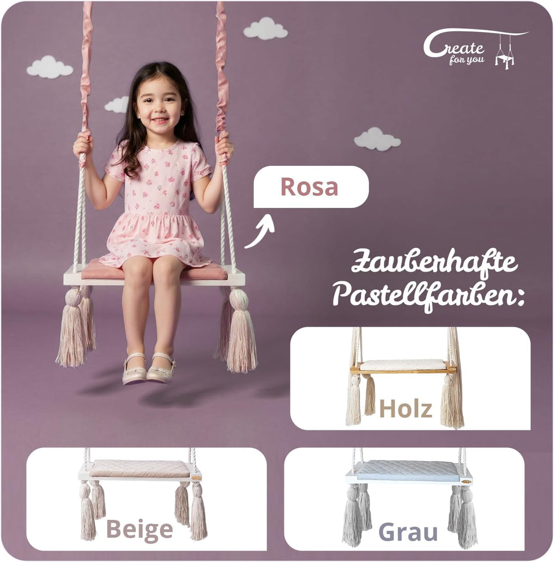 Baby Schaukel Indoor, Grosse Kinderschaukel Holz, Schaukel Baby, Babyschaukel Türrahmen, Holzschauke