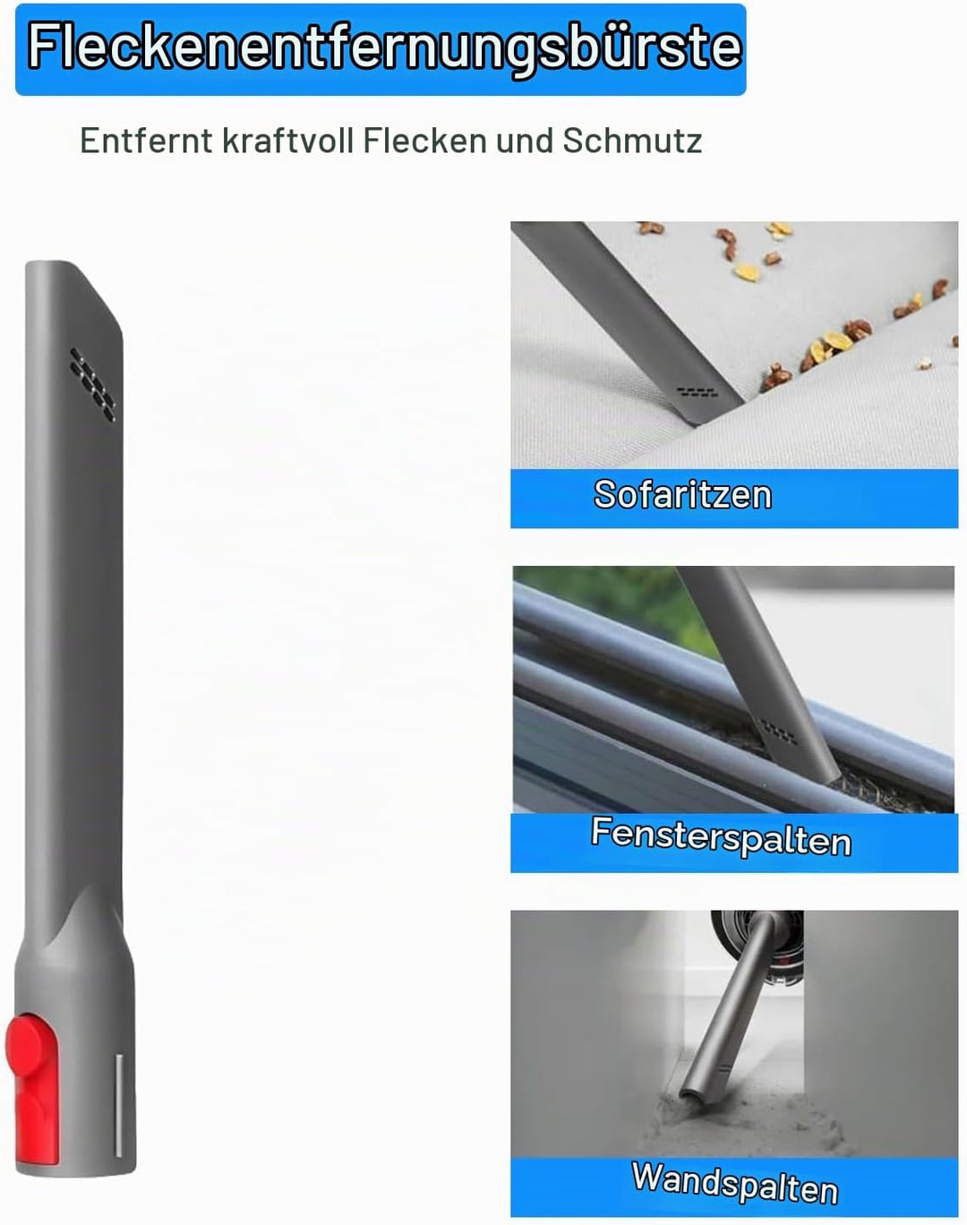 5 Stück Staubsauger Zubehör Set für Dyson Gen5 V7 V8 V10 V11, 5 in1 Staubsauger Ersatzteile Düsen Un
