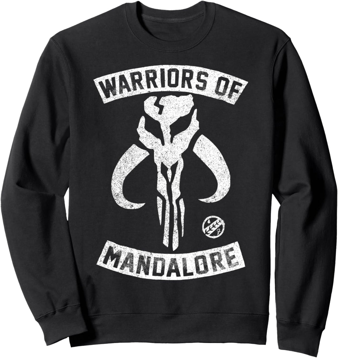 Star Wars Warriors of Mandalore Clan Skull Logo Sweatshirt