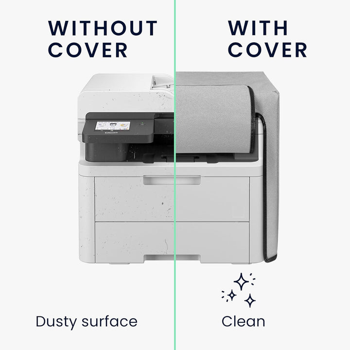 kwmobile Cover kompatibel mit Brother DCP-L3560CDW / MFC-L3740CDWE - Tasche Hülle Drucker - Staubsch
