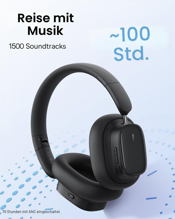 Baseus H1i Bowie ANC Headphone-Black
