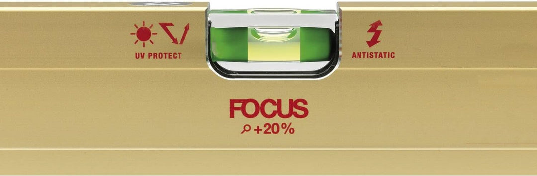 SOLA 1821301 Magnet-Wasserwaage AZM Länge 1000 mm, Gold, 100 cm, 100 cm
