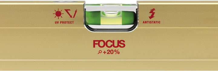 SOLA 1821301 Magnet-Wasserwaage AZM Länge 1000 mm, Gold, 100 cm, 100 cm