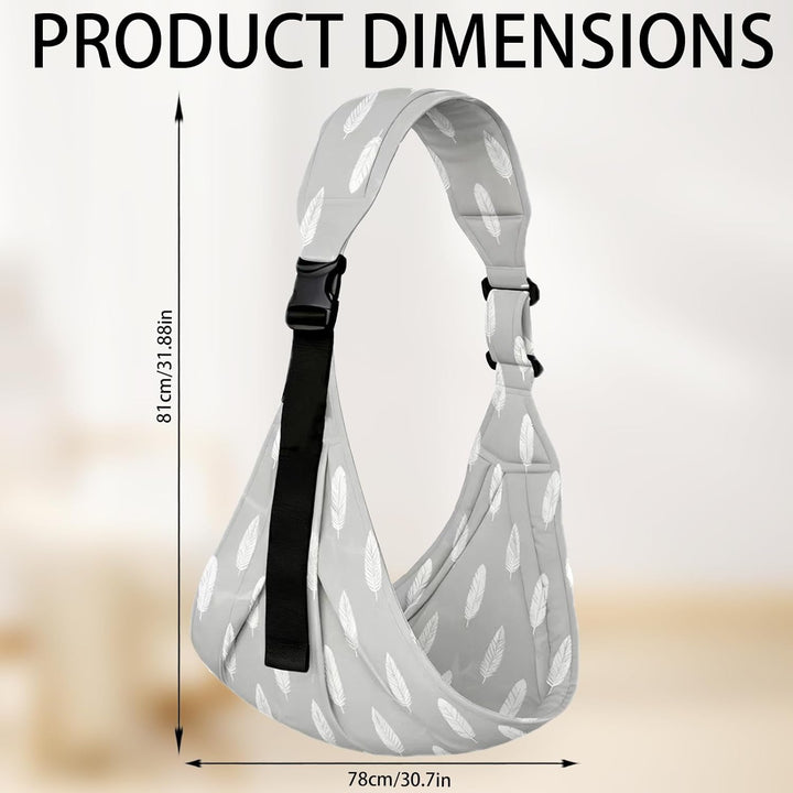 LUKIUP Tragetuch Neugeboren, Verstellbare Hüfttrage, Babytrage Seitlich, Ergonomische Tragetuch Neug
