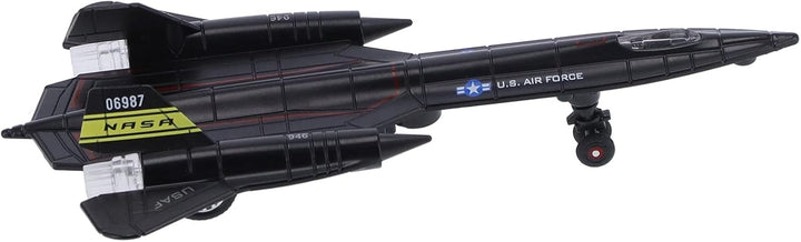 Zerodis SR71 Blackbird Aufklärungsflugzeug Modell, Kinder Jungen Legierung Kunststoff Flugzeug Model