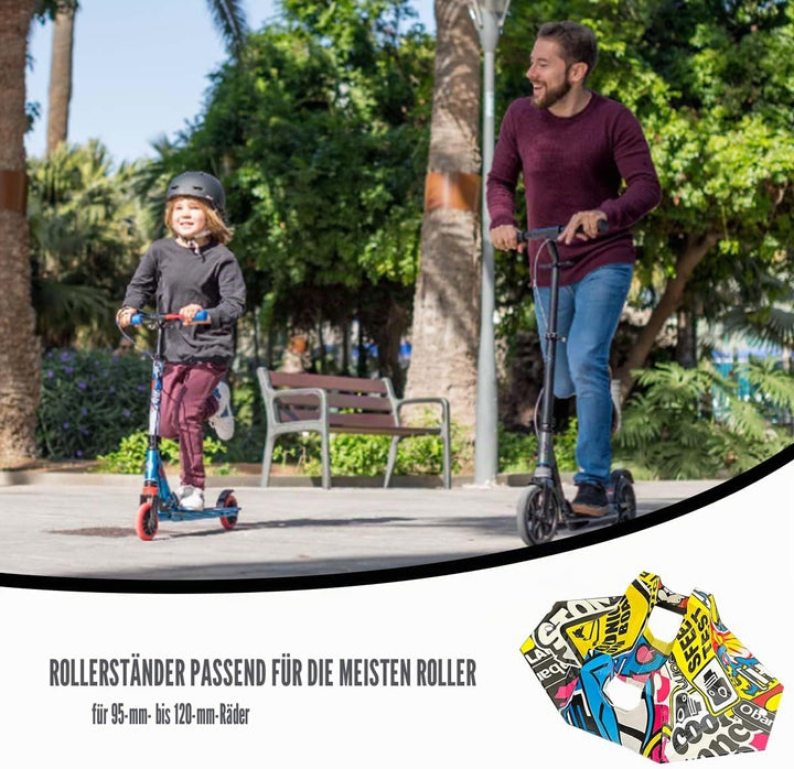 Universal Stunt Scooter Ständer, Scooter Stand Zubehör Ständer für Pro Stunt Scooter/e Scooter/Stunt