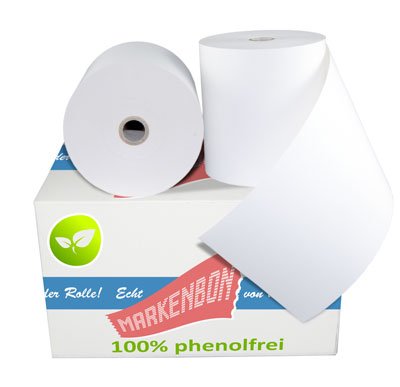 50 phenolfreie Thermorollen für Epson TM-T 88 [50m] - markenbon