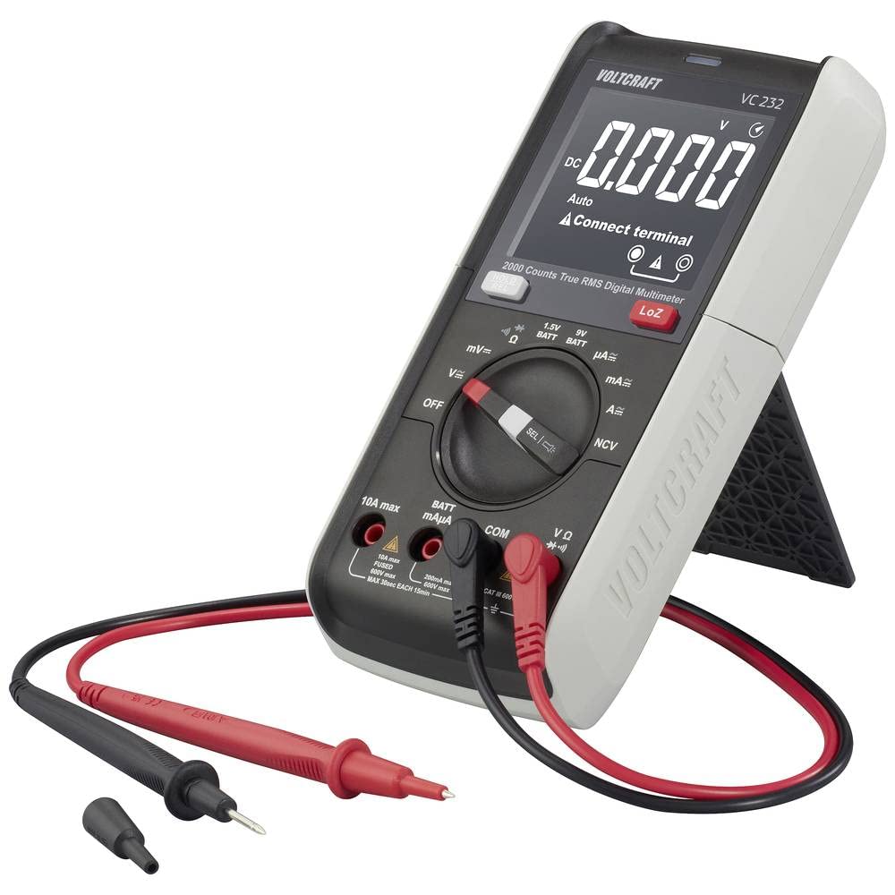 VOLTCRAFT VC232 Hand-Multimeter digital CAT III 600 V Anzeige (Counts): 2000