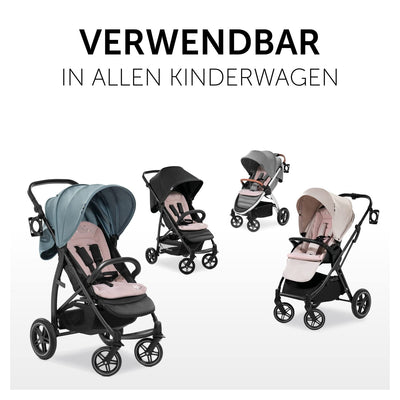 Hauck Universal Sitzauflage für Buggys, Kinderwagen, Fahrradanhänger, Baumwolle, Atmungsaktiv, Weich