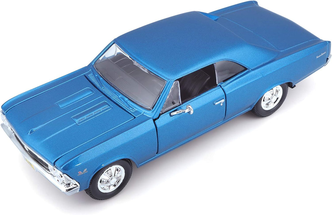 Bburago Maisto France Chevrolet SS 396 1966 Massstab 1:24 Farbe M31960 zufällig