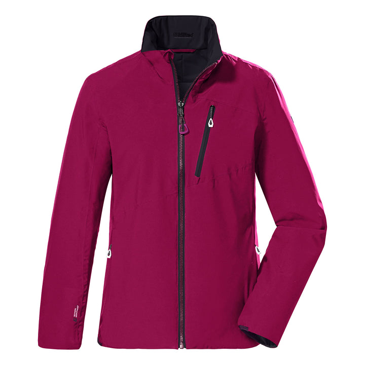 Killtec Damen Kow 100 Wmn Jckt Softshelljacke/Wendejacke, packbar 34 dunkelorchidee, 34 dunkelorchid