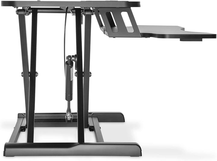 DIGITUS DA-90380-1 Höhenverstellbarer Sitz/Steh Arbeitsplatz, Schwarz