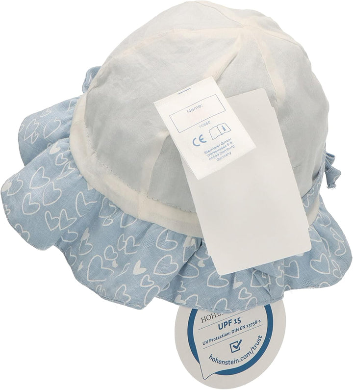 Sterntaler Mädchen Herzis Hut 45 hellblau, 45 hellblau