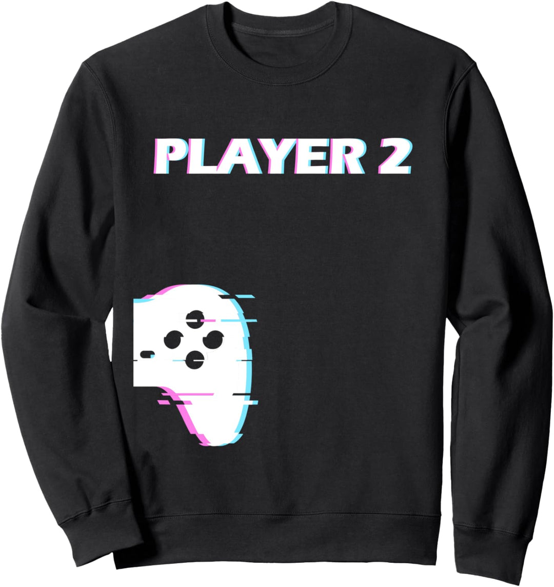 Player2 - Pärchen Valentinstag Gamer Partner Sweatshirt