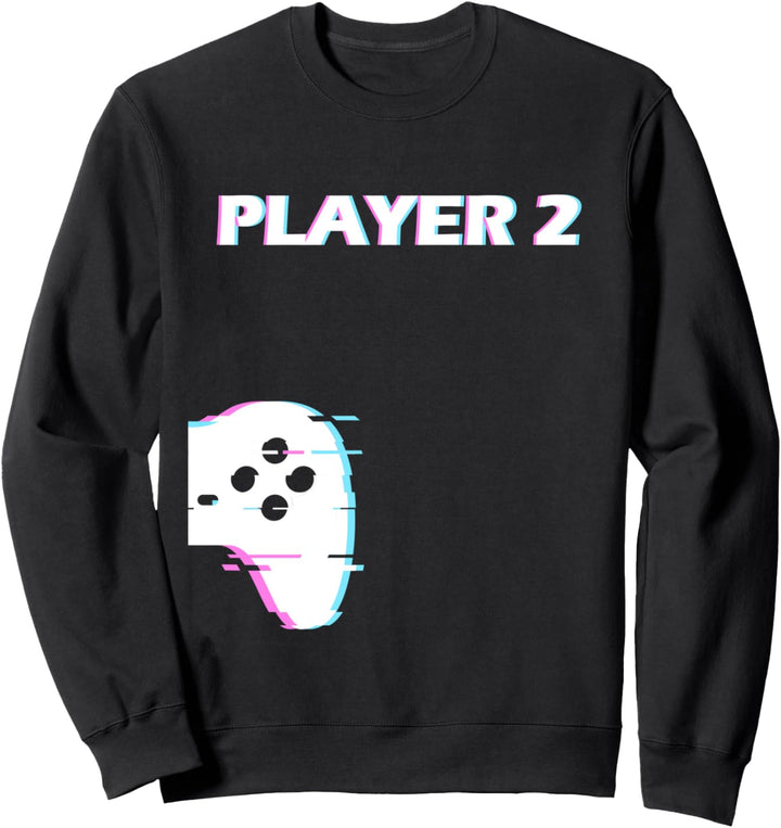 Player2 - Pärchen Valentinstag Gamer Partner Sweatshirt