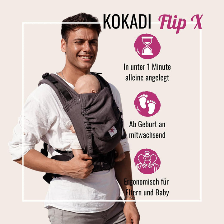 KOKADI Flip X Diorite Stars (Unisize)-Perfekte Kombi aus Fullbuckle & dem Tragen überkreuzt -Ab Gebu