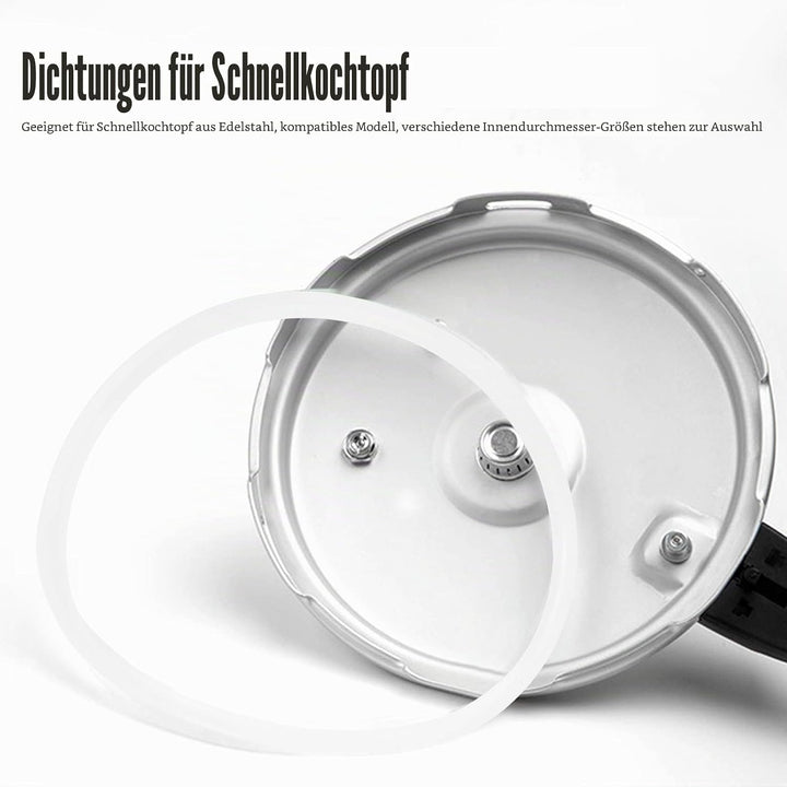 Schnellkochtopf-Dichtungsring, O-förmiger Dichtungsring Silikon-Dichtungsringe für Schnellkochtopf(2