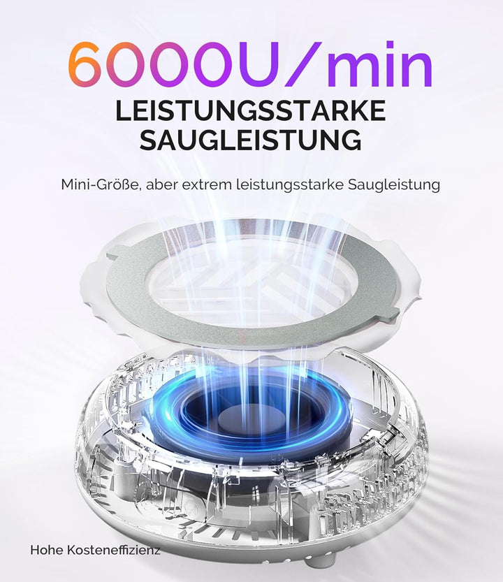 MelodySusie Pocket Professionele Nagelstaubsauger HProA – Mini Draagbare Staubabsaugung für nägel, 3