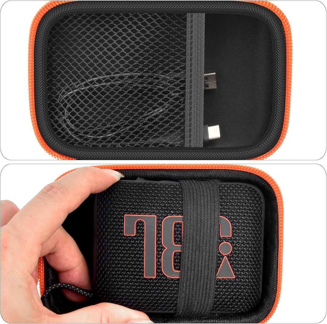 Tragetasche Kompatibel mit JBL Go 4 - tragbarer Bluetooth-Lautsprecher Box Pro Sound, Auch für Go 3/