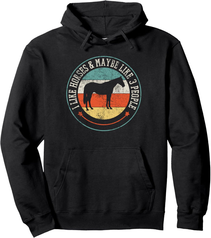 Pferde Reitferien Pullover Hoodie