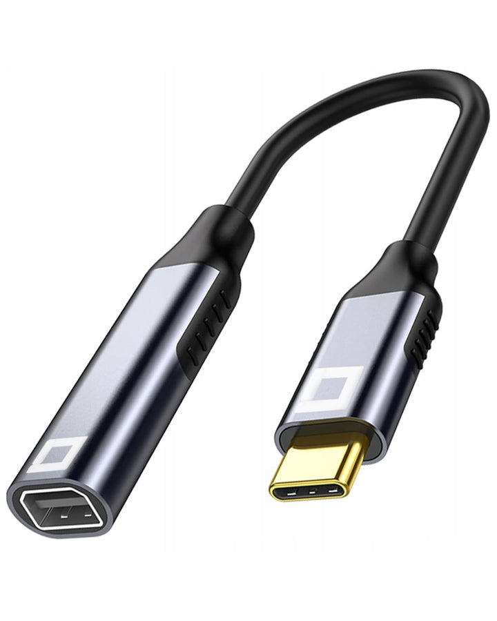 Co2 Adapter USB-C auf Mini DisplayPort DP 8K/60Hz, 4K/120Hz, Full HD, Plug & Play, Dynamic HDR, Einw