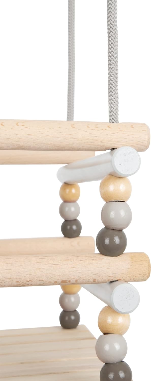 small foot Kleinkindschaukel Skandi, mit Vier geschlossenen Seiten und Zwei reissfesten Gurten, ab 1