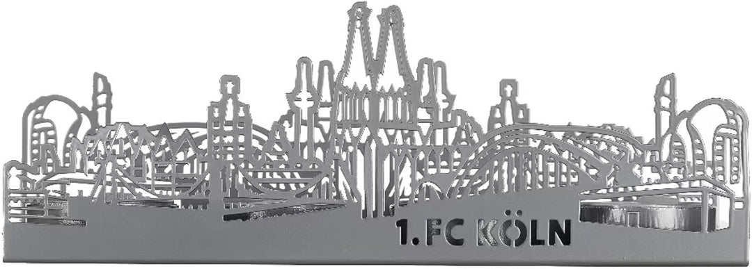 1. FC Köln Teelichthalter - Multicolored, Metall, Stimmungsvoller Kerzenhalter für drinnen, Occasion