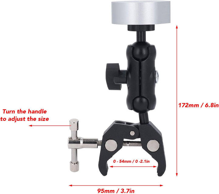 Mini Halterung, RV Leiter Stangenhalterung, Mini Dachregalhalterung, Einstellbare Klemmhalterung für