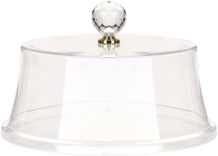 YARNOW Kuchenhaube Tortenglocke Transparent Fliegenhaube Speiseglocke Tellerhaube 32X11CM Abdeckhaub