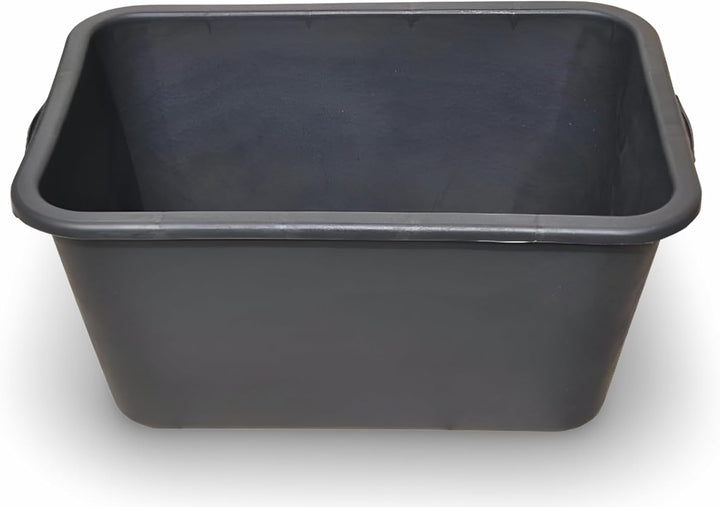 BURI 10x Mörtelkasten 90 Liter Profiqualität 77,5x55x32cm schwarz Mörtelkübel Maurerkübel Wanne Eime