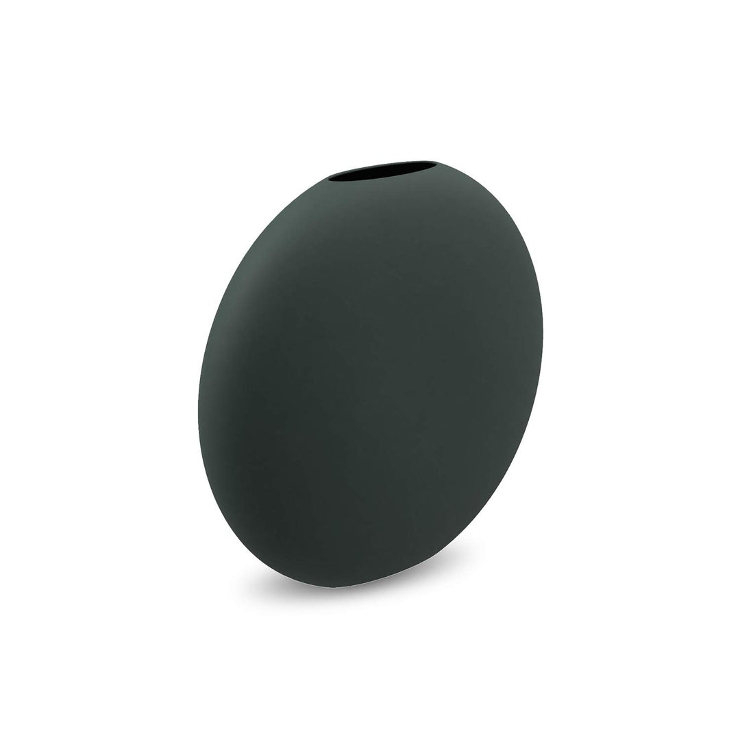 Cooee Design Pastille Vase, Keramik, Dark Green, L : 15, B: 4, H: 14 CM L : 15, B: 4, H: 14 CM Dark