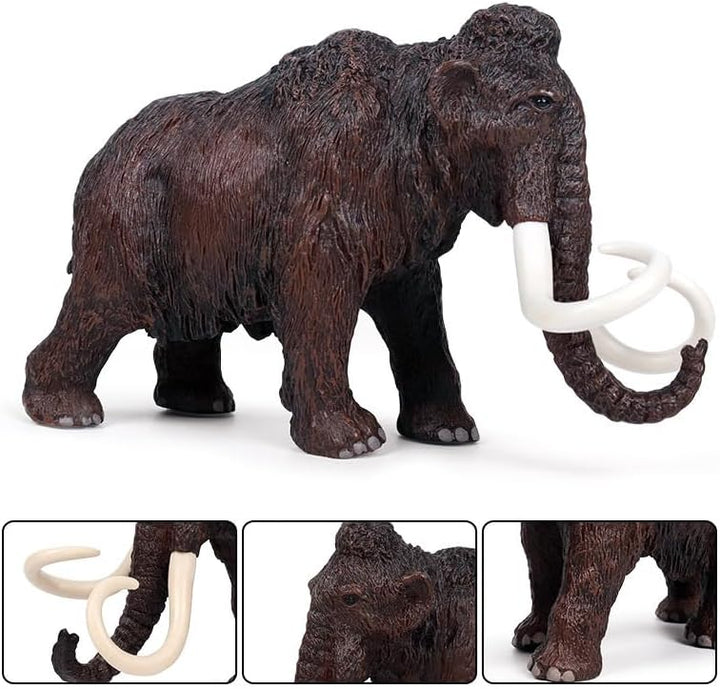 Tnfeeon Mammut Spielzeug Modell, simulierte Tiere Figur Geschenk handbemalt für Dekoration für Tiers