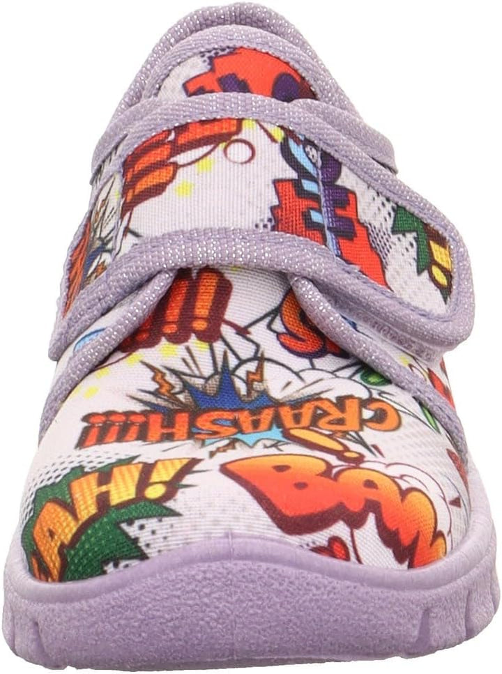 Superfit Jungen Bobby 1-000706 Hausschuhe 26 EU Weit Lila Mehrfarbig 8500, 26 EU Weit Lila Mehrfarbi
