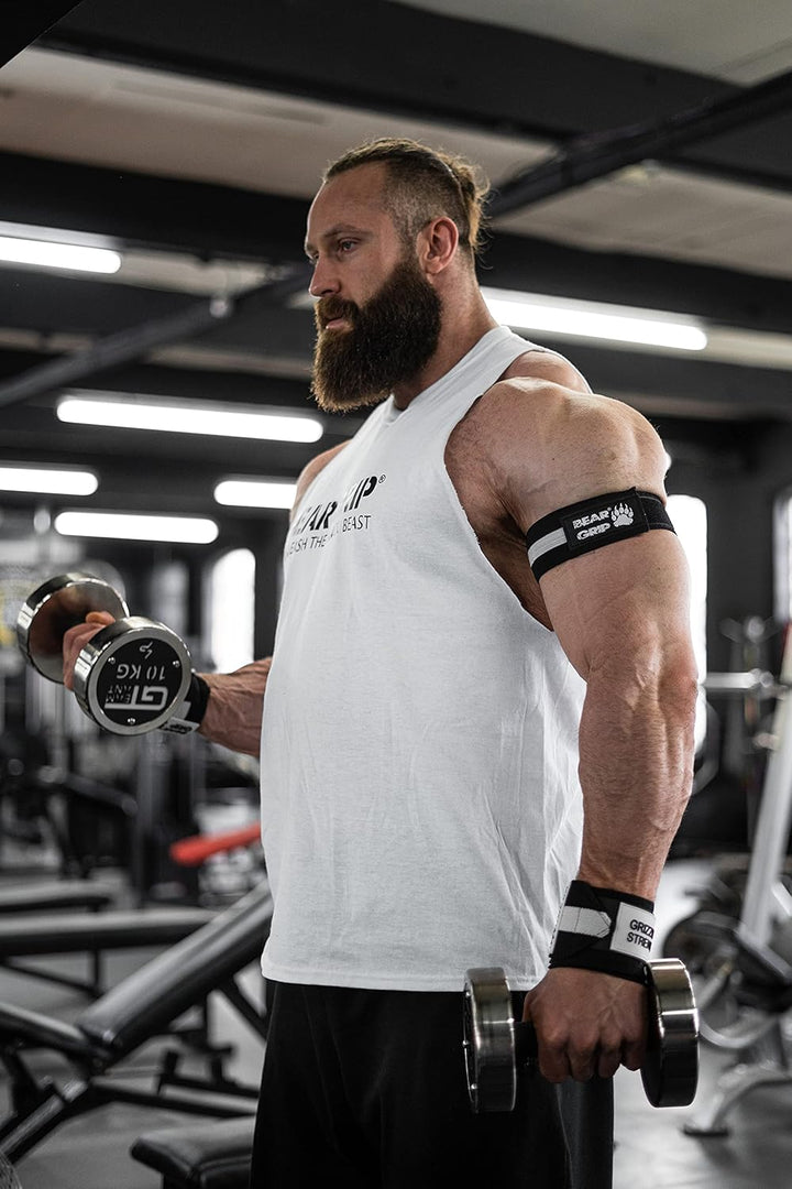 Bear Grip, Okklusionstrainingsbänder schwarz / weiss M, schwarz / weiss M